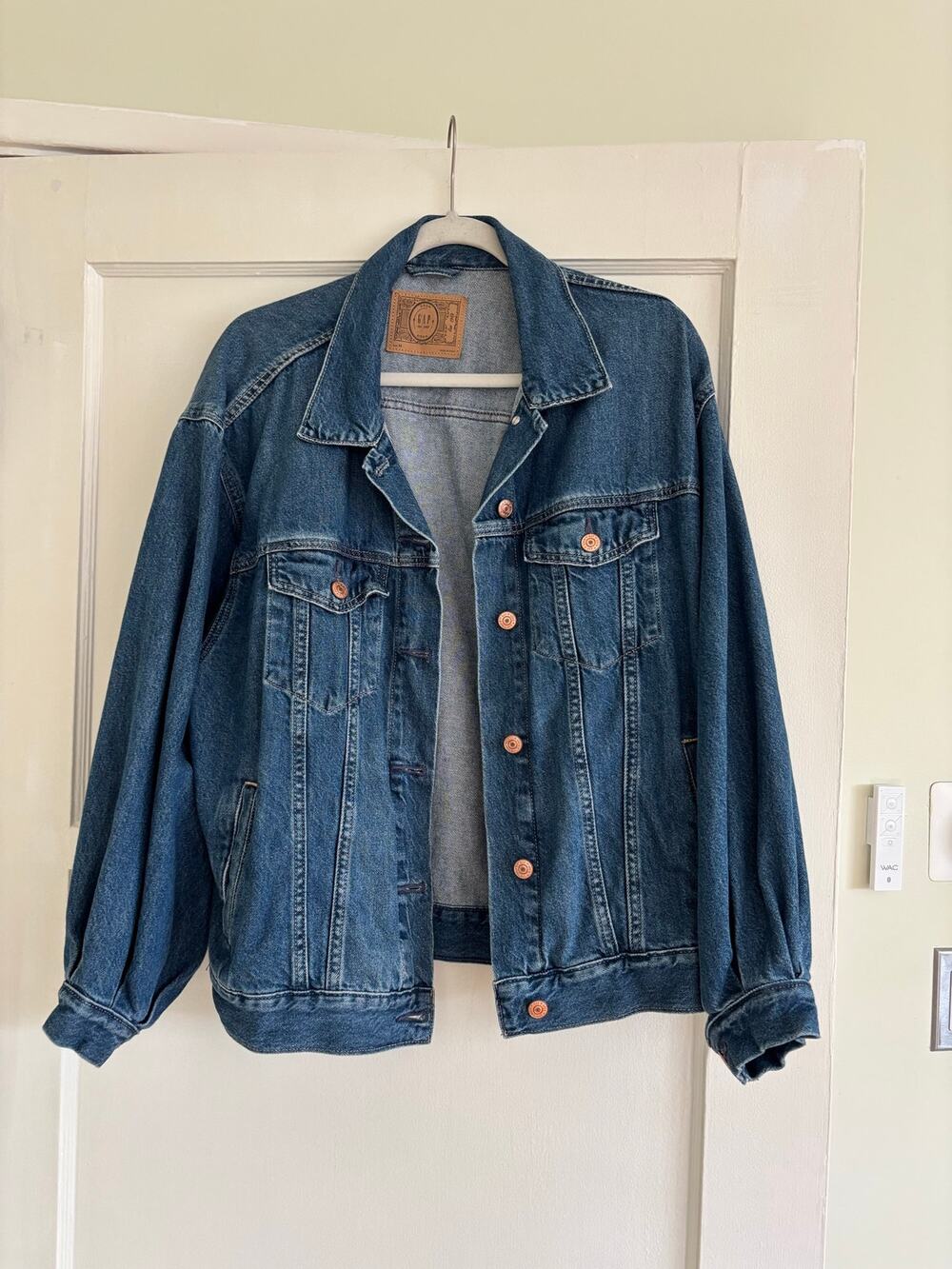 Gap Doen denim icon jacket Jean oversized M medium